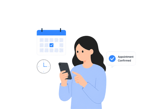 LINEから診察予約のイメージ